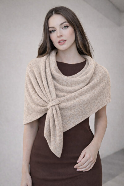 Loov Women's Soft Mohair Yarn Triangle Stylish Trendy Hot Shawl