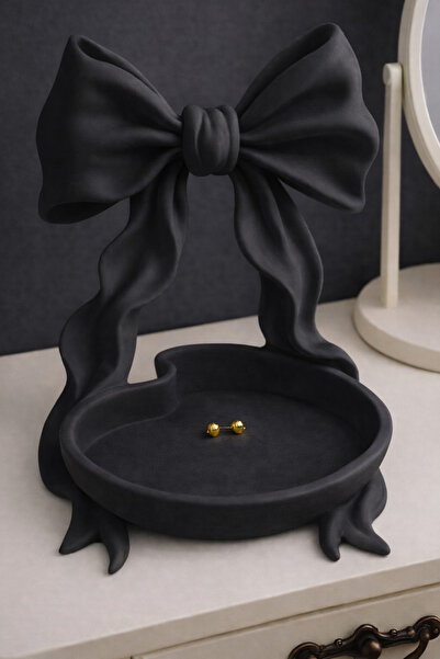 Vescarri Ribbon Bow Detailed Jewelry Tray