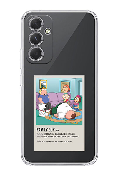 moonset Samsung Galaxy A34 Uyumlu Baskılı Yumuşak Silikon Şeffaf Telefon Kılıfı