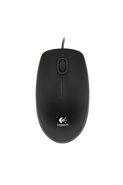logitech Mouse optic cu fir, negru, 800 DPI, USB