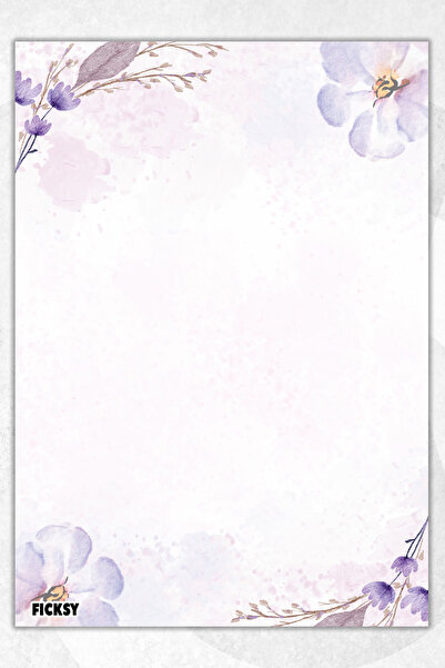 Ficksy دفتر ملاحظات A5 بدون خطوط - 50 ورقة - مذكرة - دفتر ملاحظات - ورق ملاحظات