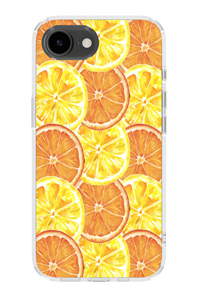 moonset Iphone 16E Uyumlu Baskılı Yumuşak Silikon Şeffaf Telefon Kılıfı