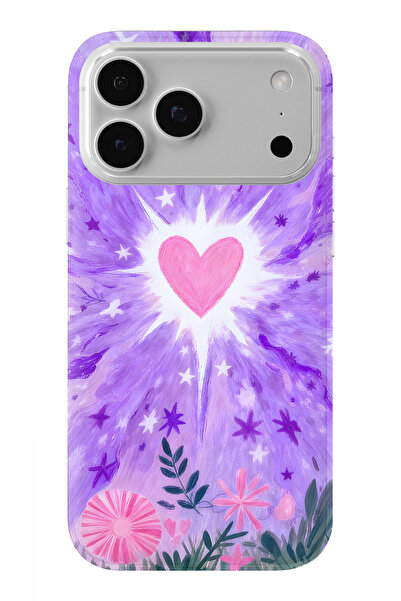 moonset Iphone 17 Pro Uyumlu Baskılı Yumuşak Silikon Şeffaf Telefon Kılıfı