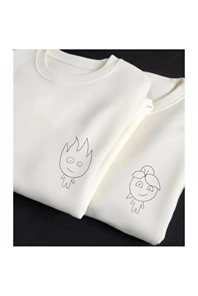 Vordevia Fire and Water Printed Lover's Combination 3 Thread Premium Oversize...