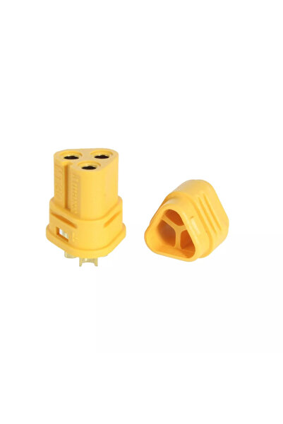 OEM Mufa alimentare DC MT30 mama 3 pini pe cablu lipite 15A 500V AMASS MT30-F
