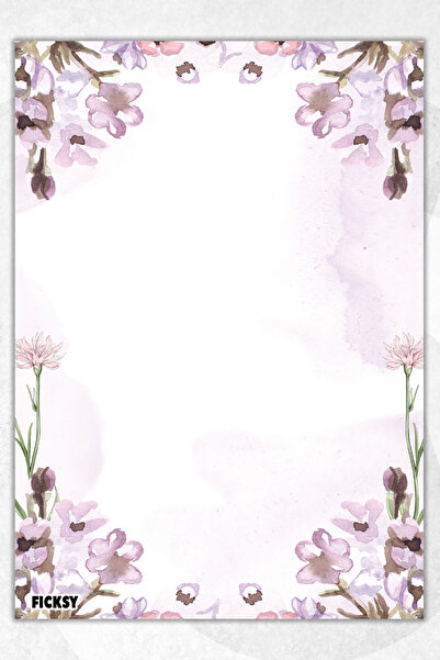 Ficksy دفتر ملاحظات A5 بدون خطوط - 50 ورقة - مذكرة - دفتر ملاحظات - ورق ملاحظات