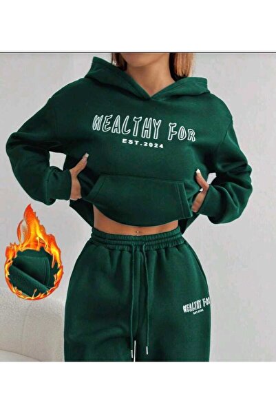 DİVİN Wealthy for Printed Unisex Hooded Sweatshirt – Warm, Comfortable, and T...