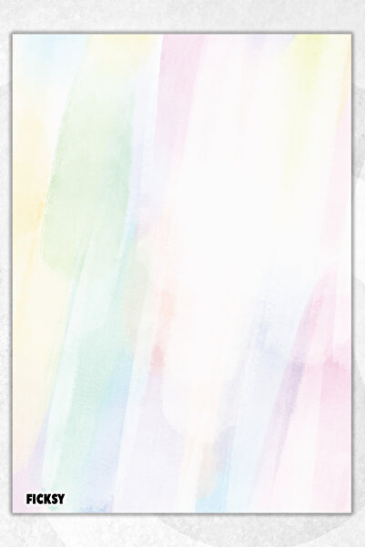 Ficksy دفتر ملاحظات A5 بدون خطوط - 50 ورقة - مذكرة - دفتر ملاحظات - ورق ملاحظات