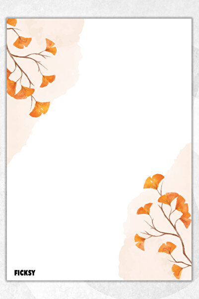 Ficksy دفتر ملاحظات A5 بدون خطوط - 50 ورقة - مذكرة - دفتر ملاحظات - ورق ملاحظات