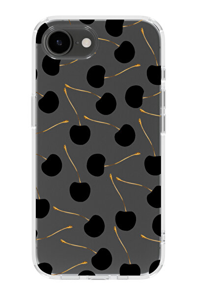 moonset Iphone 16E Uyumlu Baskılı Yumuşak Silikon Şeffaf Telefon Kılıfı