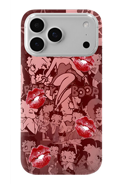 moonset Iphone 17 Pro Max Uyumlu Baskılı Yumuşak Silikon Şeffaf Telefon Kılıfı