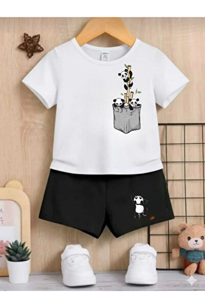 DOCE ELEGANTE SET DE VARĂ PENTRU COPII CU IMPRIMEU SARKIK AYICIK