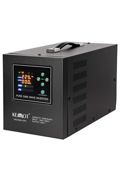 Kemot Sistem de rezervă UPS PowerGuard Elite 1400W cu undă sinusoidală pură 24V