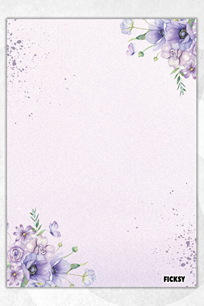 Ficksy دفتر ملاحظات A5 بدون خطوط - 50 ورقة - مذكرة - دفتر ملاحظات - ورق ملاحظات