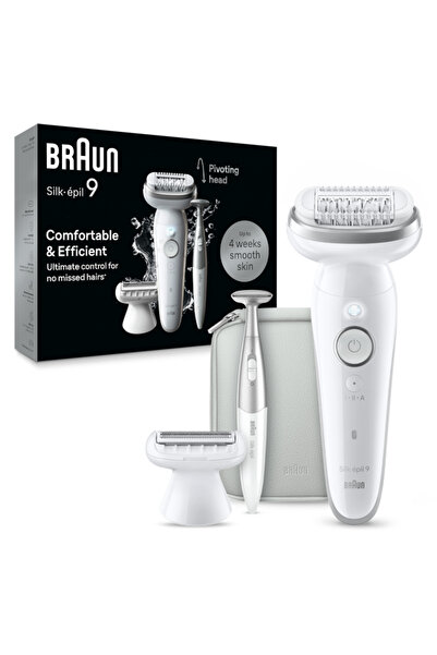 Braun Αποτριχωτική μηχανή Silk-épil 9 9-241 Wet & Dry, MicroGrip, Smart Light...
