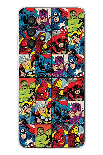 moonset Samsung Galaxy A23 Uyumlu Baskılı Yumuşak Silikon Şeffaf Telefon Kılıfı