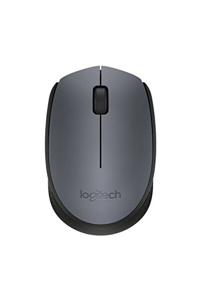 logitech Mouse optic wireless M170, design standard, gri