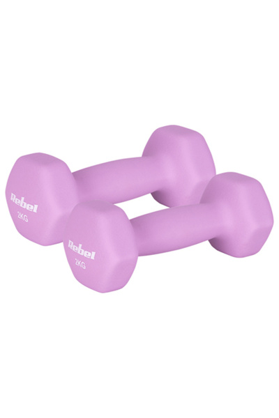Rebel Set de gantere din neopren Hex Active 2 x 2 kg