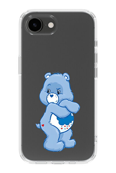 moonset Iphone 16E Uyumlu Baskılı Yumuşak Silikon Şeffaf Telefon Kılıfı