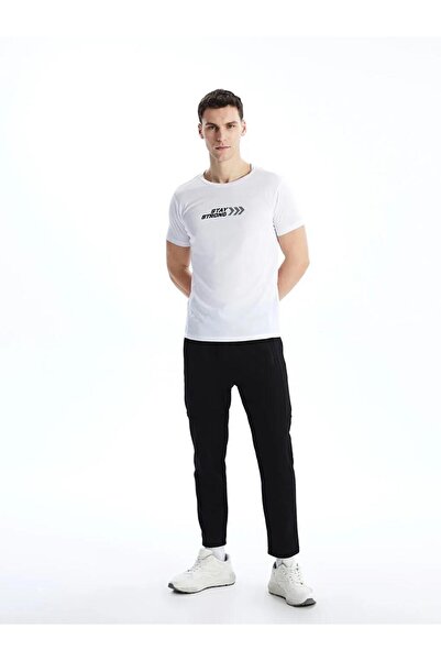 LC Waikiki Black Slim Fit Men's Sports Sweatpants (S5)