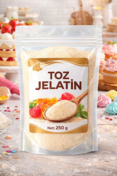 ÇEŞNİBAŞI TOZ JELATİN %100(SAF)Sığır jelatini 240 Bloom