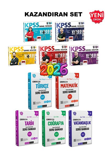 Pegem Akademi Yayıncılık 2026 - KPSS GY-GK YARGI Video Ders Notları + PEGEM A...