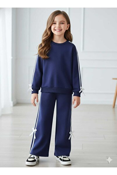 DOCE ELEGANTE Set de îmbrăcăminte sport pentru fete, cu detalii fundă, vârste...