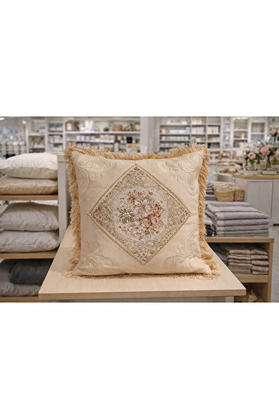 MOON CLOUD Cream-Beige Color Decorative Kirlent Zyn03