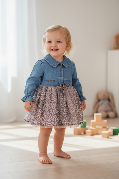 Butik Babydola Starry Tulle Skirt Baby Girl Dress