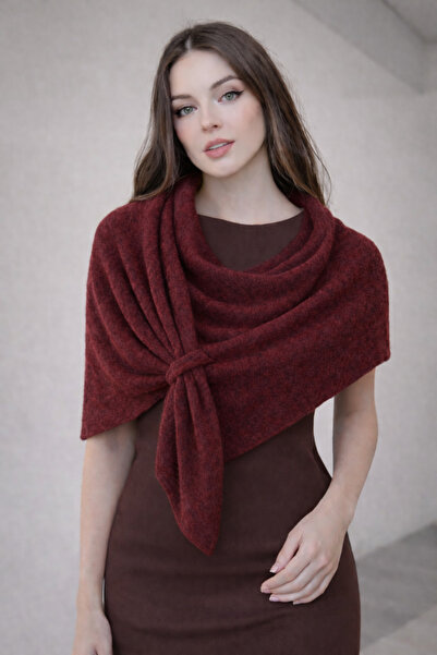 Loov Women's Soft Mohair Yarn Triangle Stylish Trendy Hot Shawl