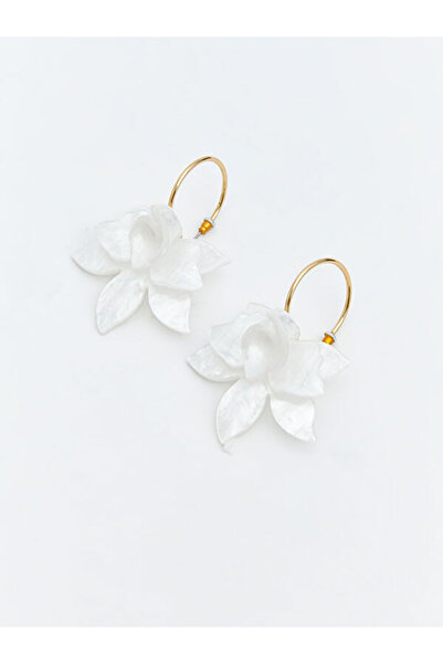 LC Waikiki Quality Pieces from Çelebi Store Women's Earrings with Flower Figures
