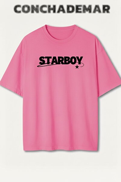 Vordevia Μπλουζάκι Starboy με στάμπα, Premium Oversize από βαμβάκι