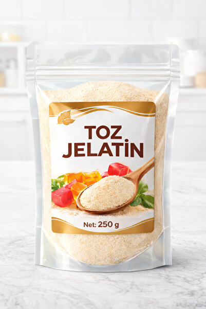 ÇEŞNİBAŞI TOZ JELATİN %100(SAF)Sığır jelatini 240 Bloom