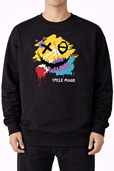 Infire clothing سويت شيرت مطبوع للجنسين قصة فضفاضة مصنوع من القطن بنسبة 100%