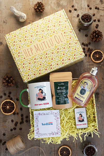 Hedizu Hamile Anne Adayı Hediye Kutusu Yeşil - S116 - Anneler Günü Hediyesi N...