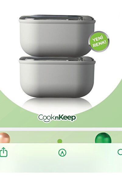 CooknKeep Pull Box Storage Container 2 Lt 2 Pcs