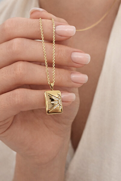 XUPING JEWELRY Altın Kaplama Güneş Figürlü Zirkon Taşlı Kolye/14K/Melekcehobi...