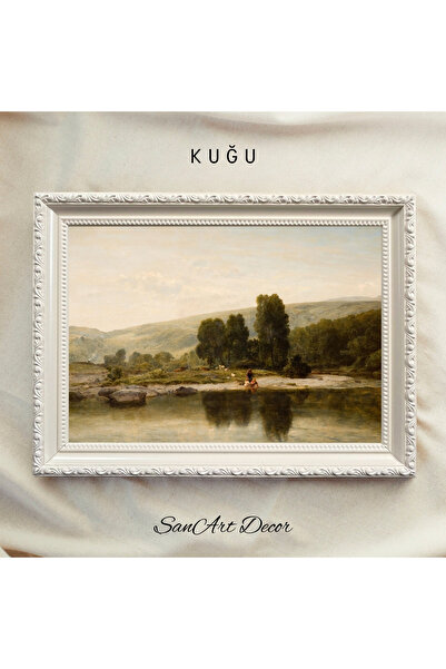 Sanart Pictură de epocă, pictură în ulei, pictură înrămată, decor artistic, p...