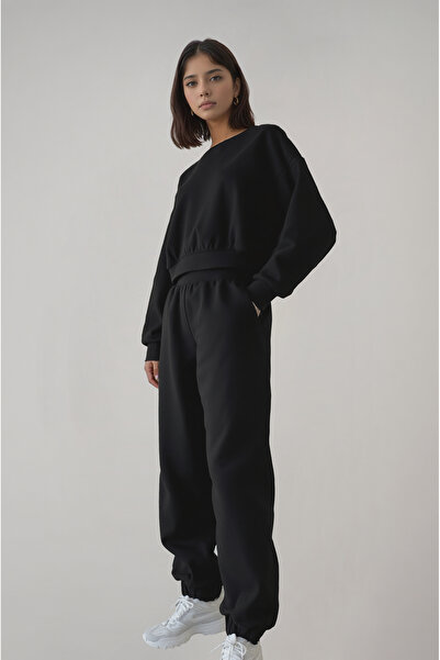 Klotho MAIA Women's Grimelange Color Sweatshirt Tracksuit Set