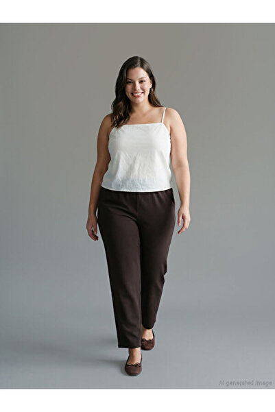 LC Waikiki RMZ GİYİM FARKIYA Γυναικείο Παντελόνι με Κορδόνι στη Μέση