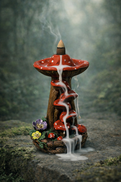 Show Art Hediyelik Mantar Geri Akış Tütsülük