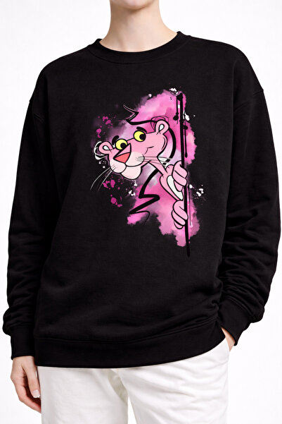 Infire clothing سويت شيرت مطبوع للجنسين قصة فضفاضة مصنوع من القطن بنسبة 100%