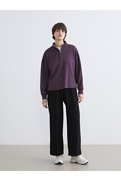 LC Waikiki RMZ GİYİM FARKIYA Γυναικείο παντελόνι φόρμας με μαλακή υφή και κορ...