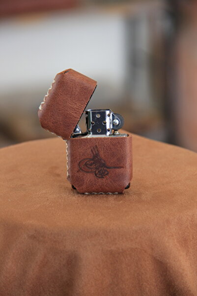 RETROTR El Yapımı Hakiki Deri Çakmak Isme Özel