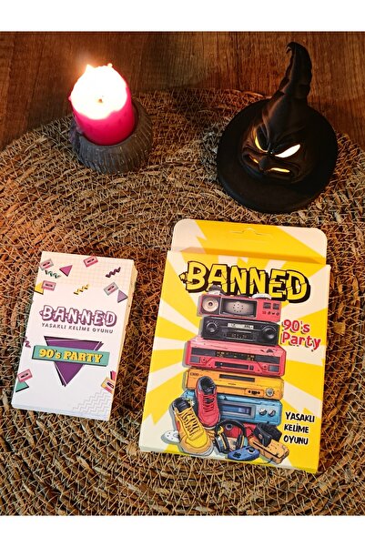 Paganca لعبة الكلمات الممنوعة في التسعينات - 45 بطاقة و180 كلمة مع حقيبة هدية...