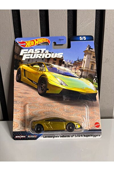 ERG DİECAST HotWheels Fast & Furıous Lamborghini Gallardo LP 570-4 Superlegge...