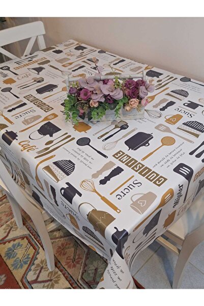 Başak Ev Tekstili Față de masă din PVC cu fibre – Aspect modern, durabil, ște...