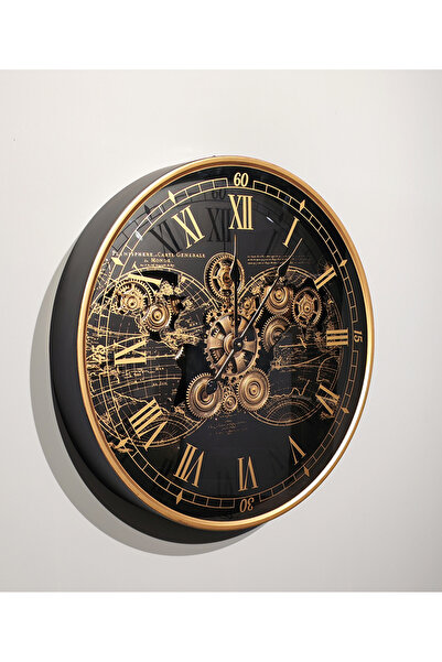 MEVAFA Special design metal wall clock with pinwheel