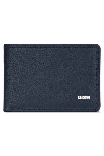 REDOLZ Leather Essentials QF kleine Geldbörse RFID Leder 10,5 cm
