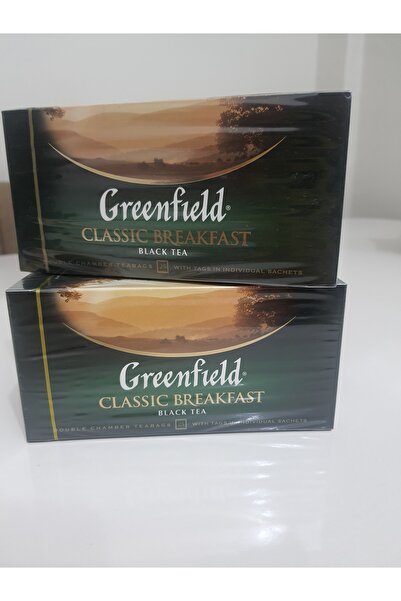 SB Ticaret GREENFIELD 25 LI BARDAK SIYAH CAY 2LI PAKET AVANTAJLI